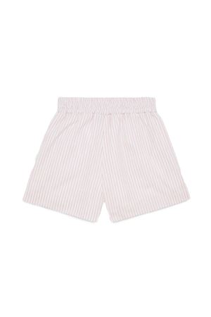 Multicolored striped poplin junior shorts FENDI KIDS | JFF358ATRDF1QYC